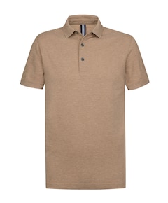 Heren polo beige