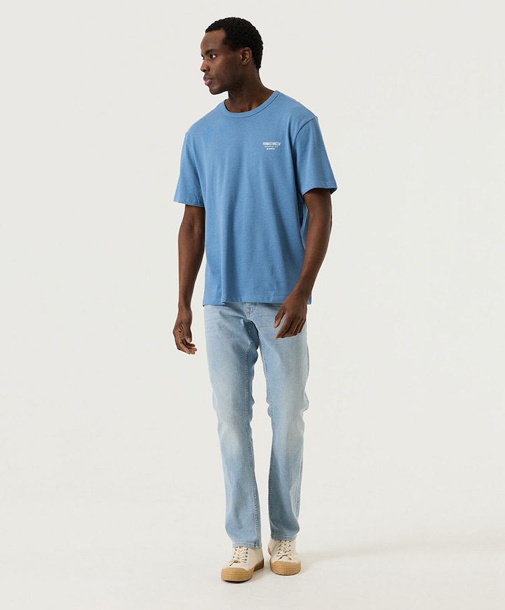 Heren T-shirt blauw
