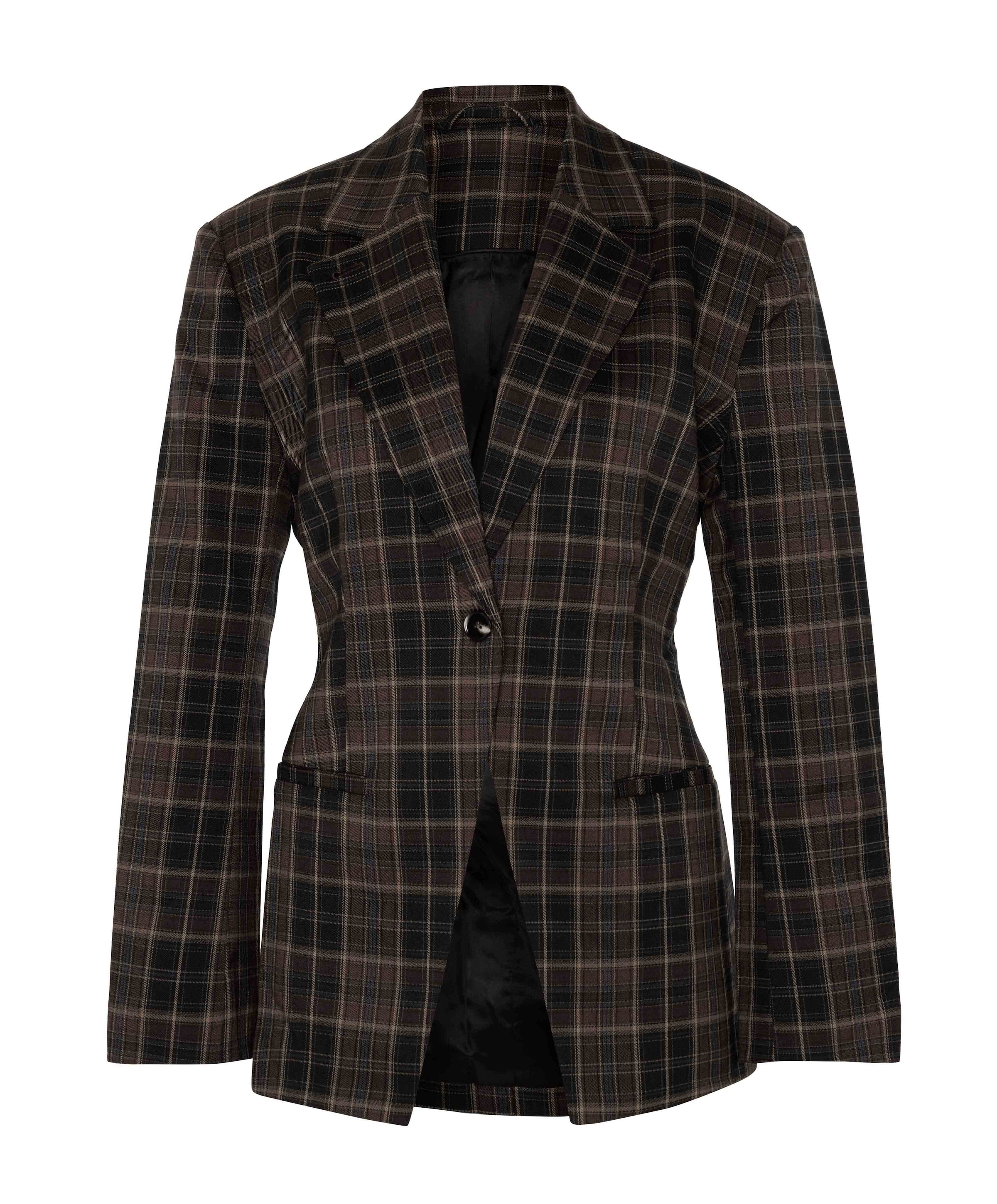 Dames blazer bruin