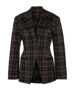 Dames blazer bruin