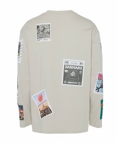 Heren longsleeve beige