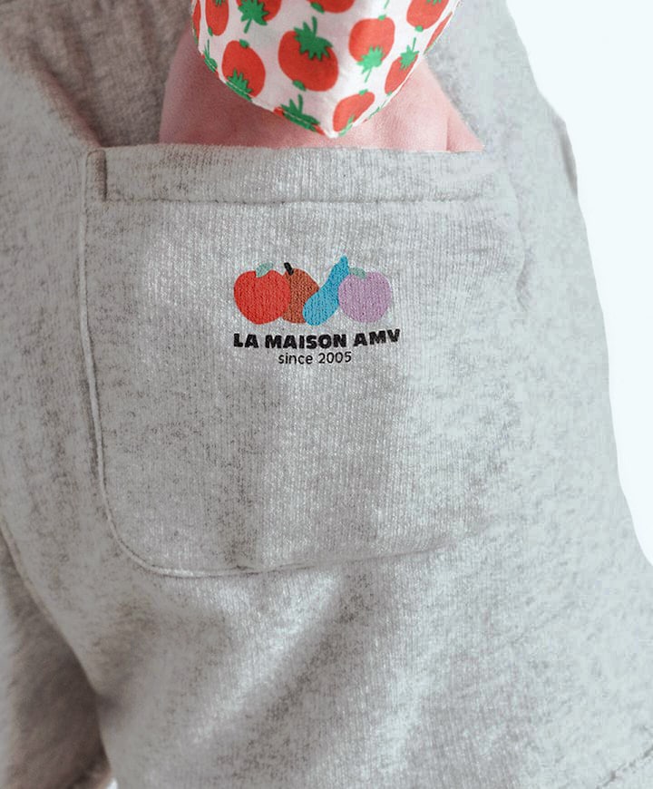 Atubay korte broek grijs