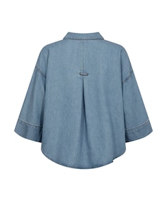 Dames blouse blauw