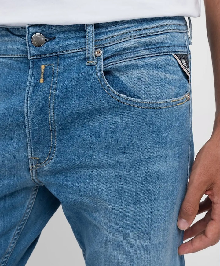 Grover pant heren jeans blauw