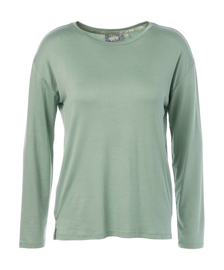 Dames pyjamatop groen