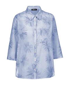 Dames blouse blauw
