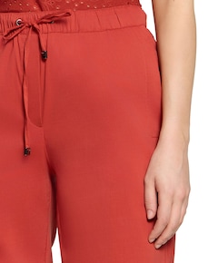 7/8 dames broek rood