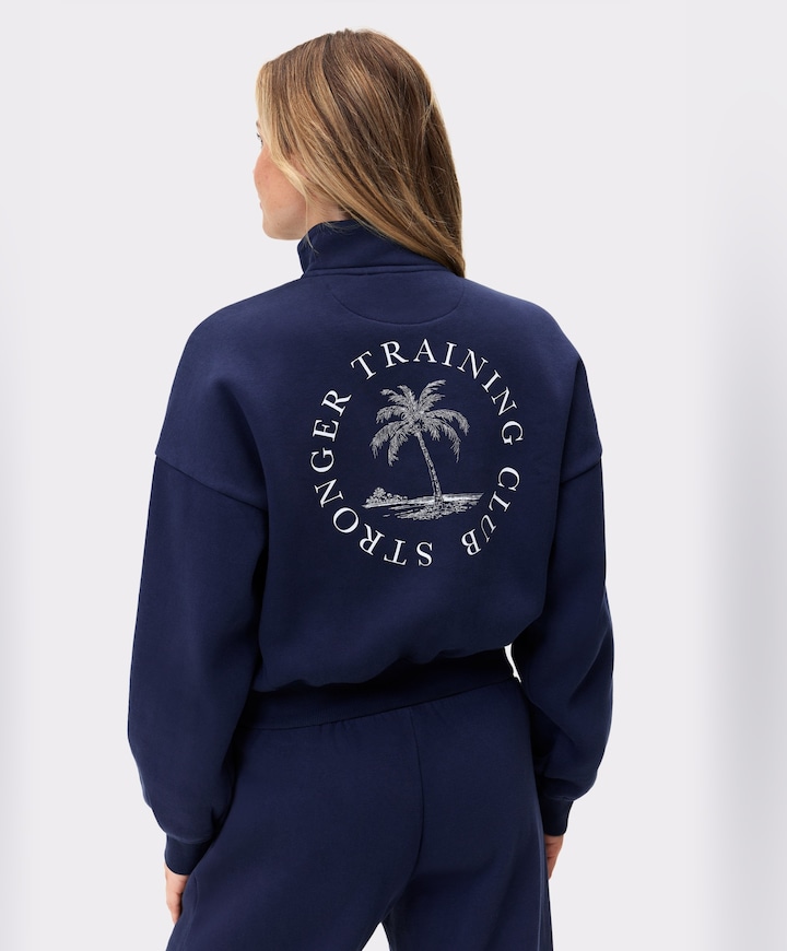 Dames trui blauw