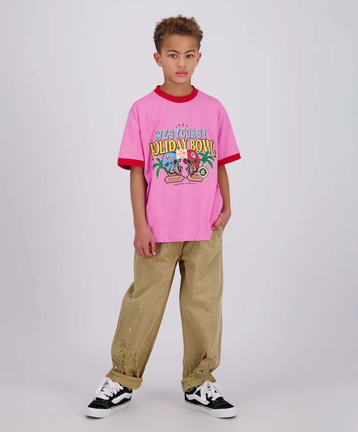 Uniseks T-shirt roze