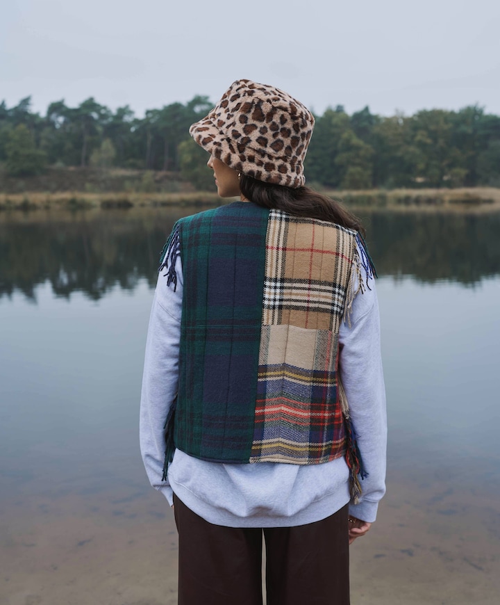 Dames hoofdaccessoire bruin