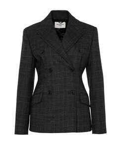 Dames blazer grijs