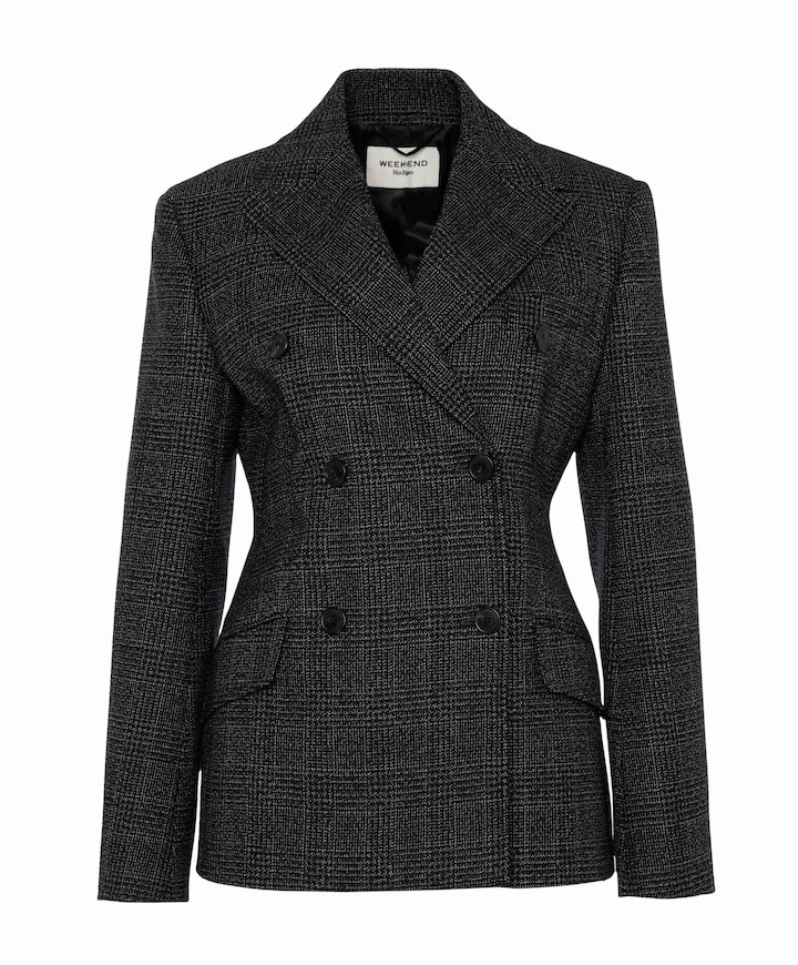 Dames blazer grijs