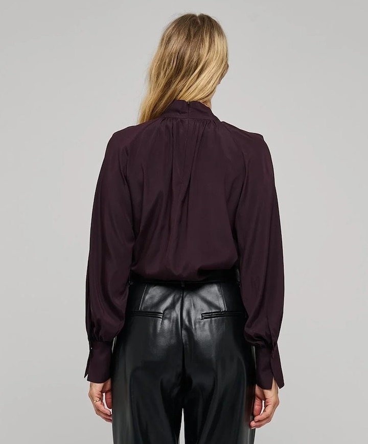 Dames blouse bordeaux