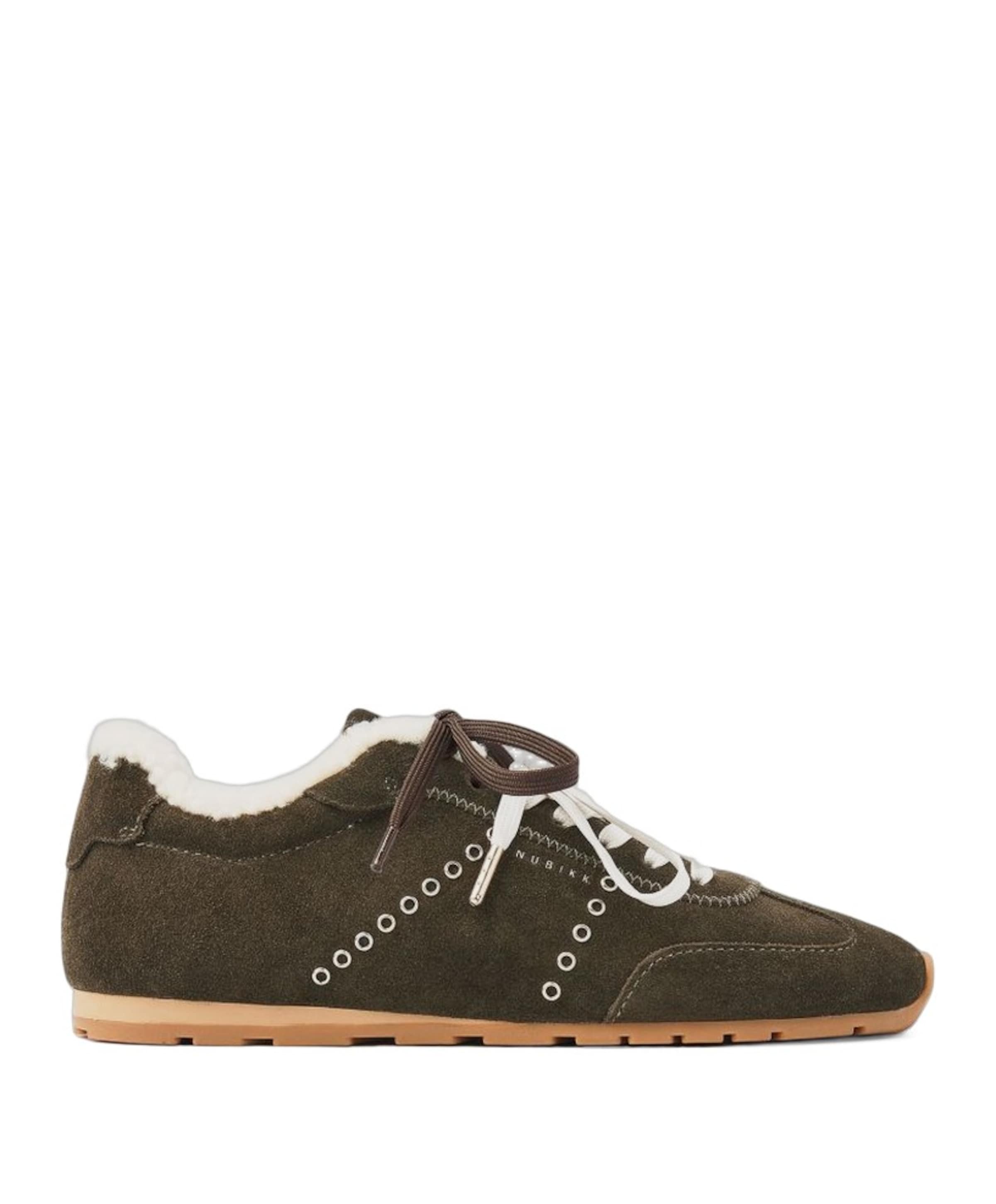 Billy Lou Fur II dames sneakers groen