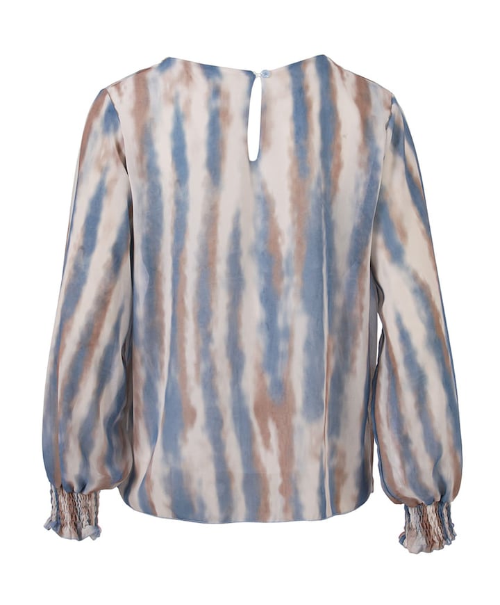 Dames blouse blauw