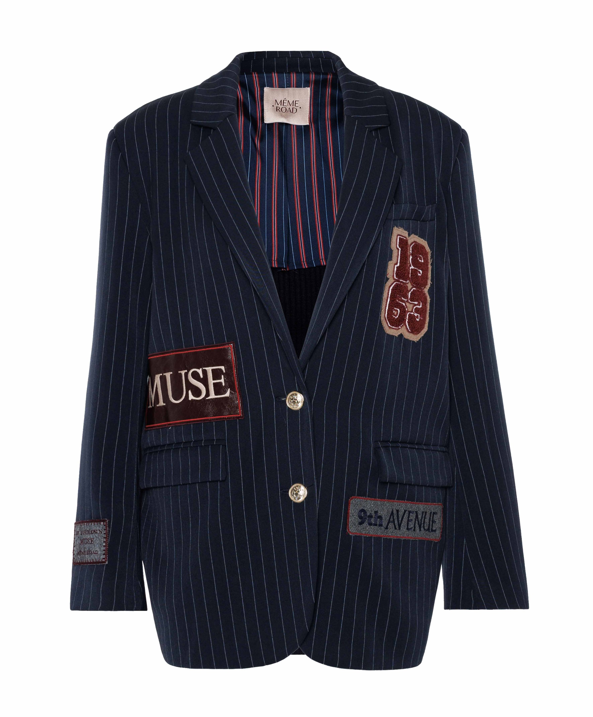 Dames blazer blauw