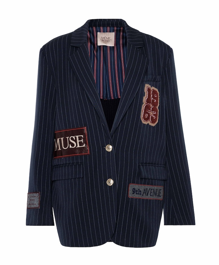 Dames blazer blauw