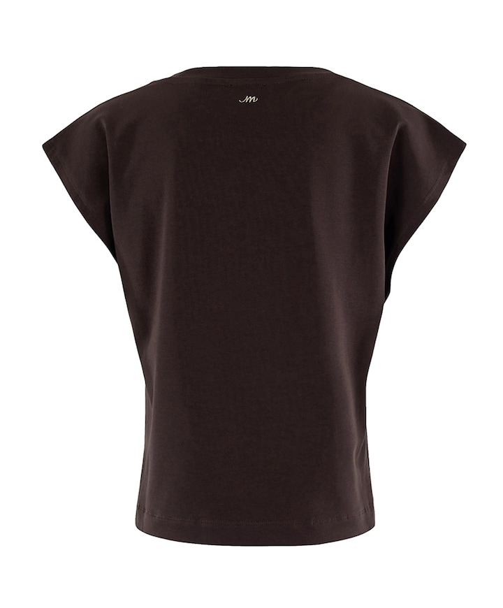 Dames T-shirt bruin