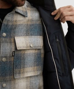 Heren jas blauw