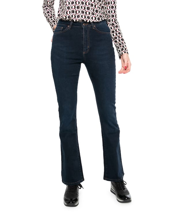 flair jeans 5 pocket 31 inch jeans blauw
