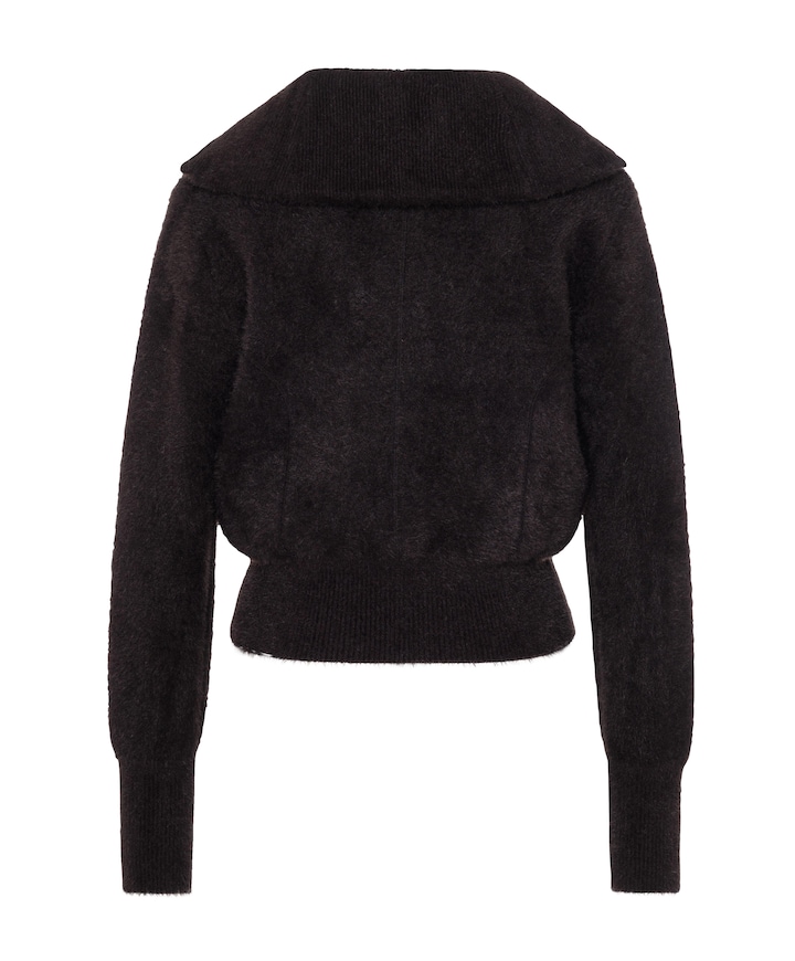 Dames vest bruin