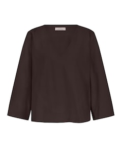Dames longsleeve bruin