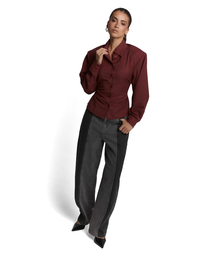 EMMA dames jeans grijs