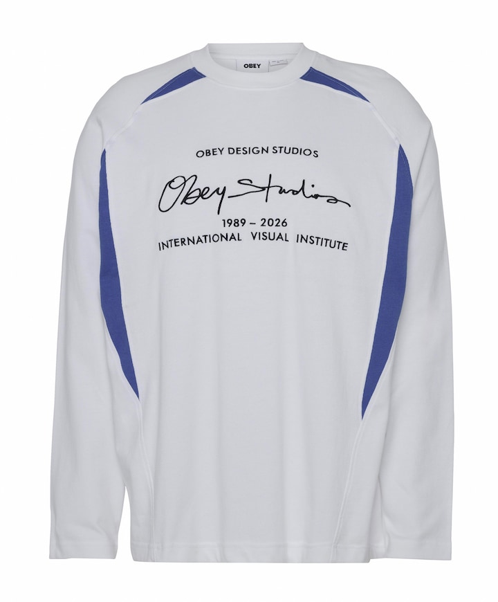 Heren longsleeve wit
