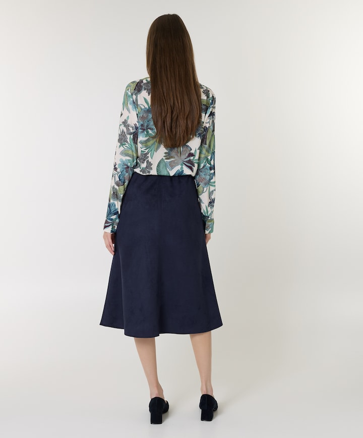 Dames rok blauw