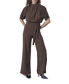 Girl-ju dames jumpsuit bruin