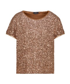 Dames T-shirt bruin