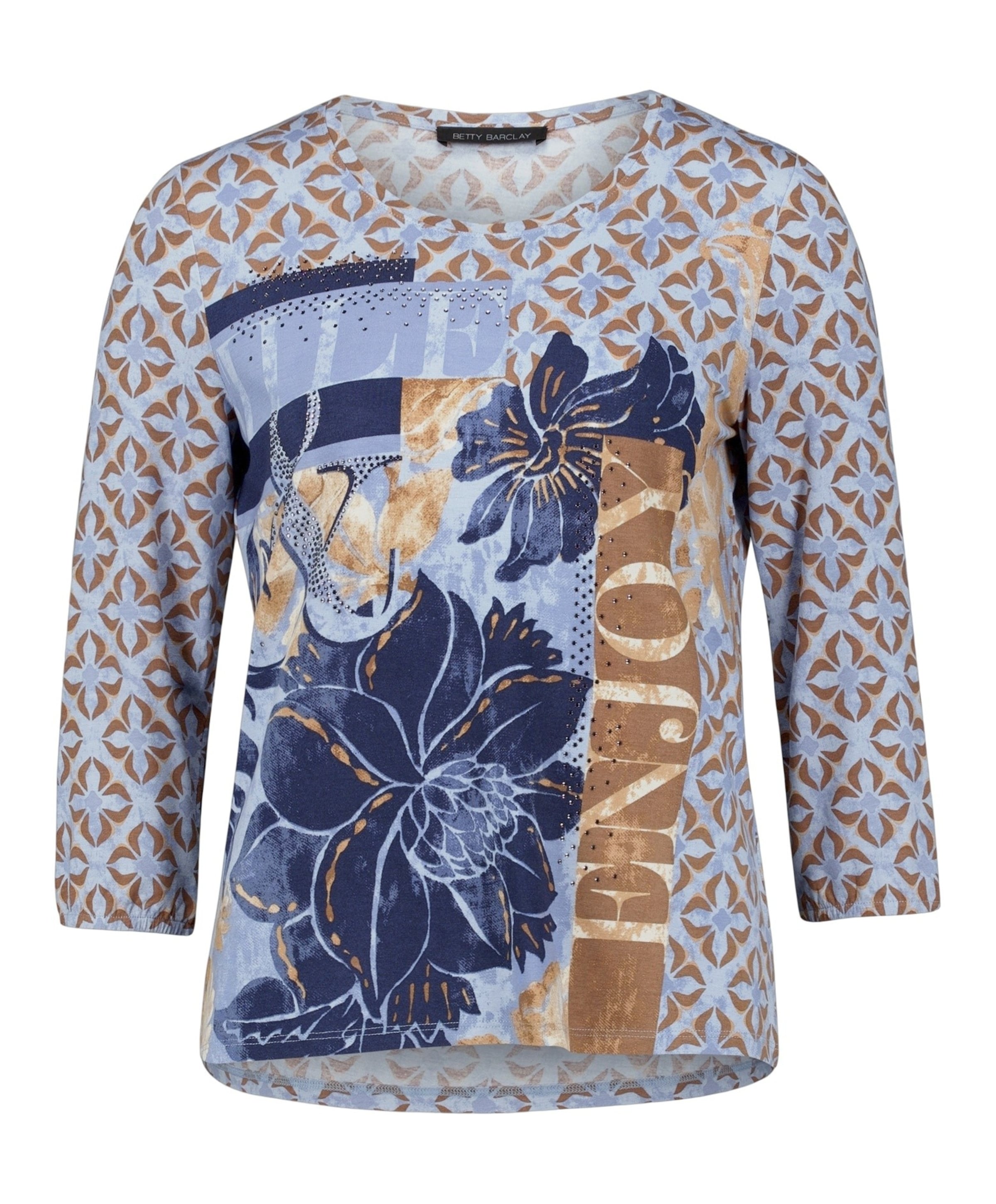 Dames longsleeve blauw