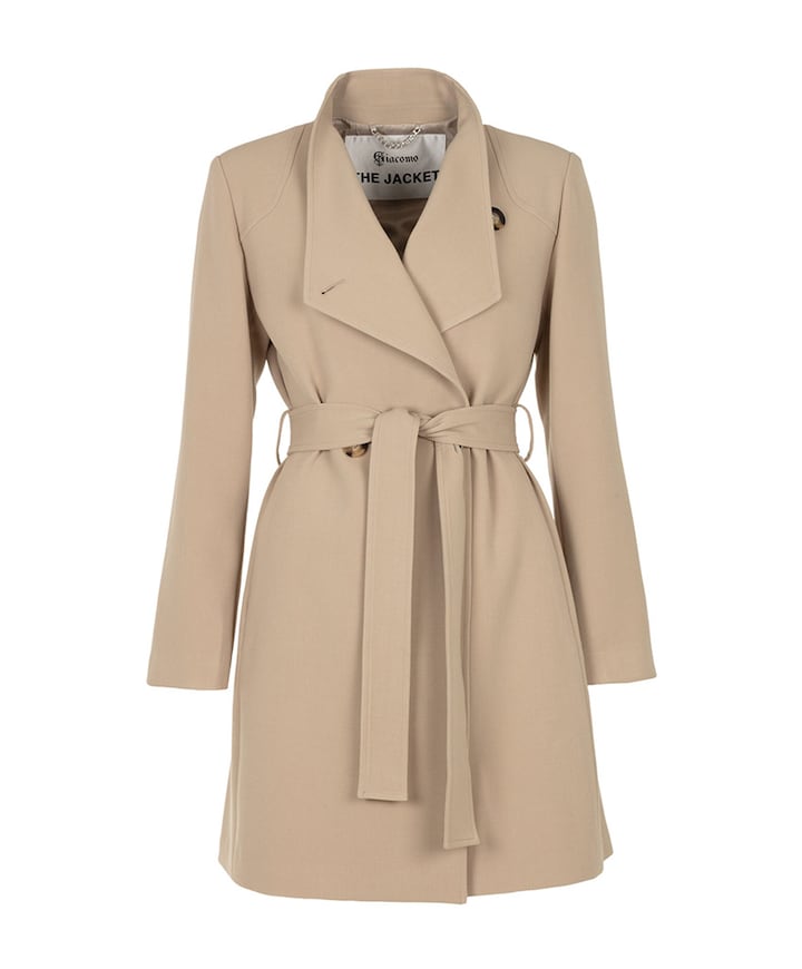 Dames jas beige