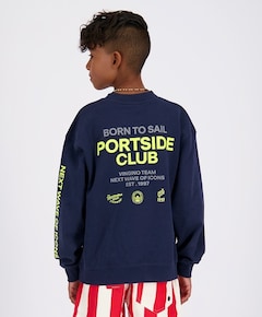 Jongens sweater blauw