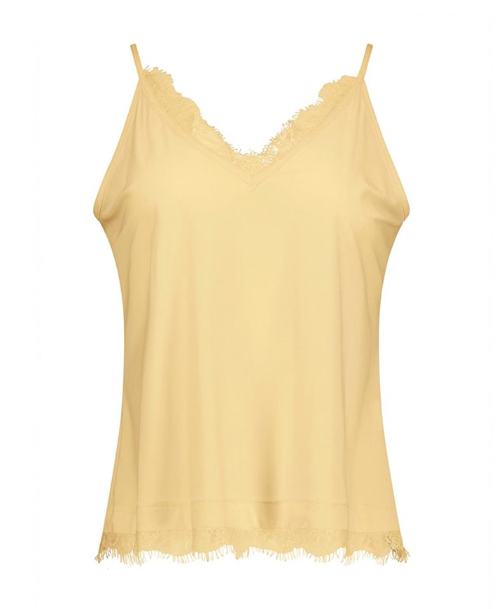 Dames top geel