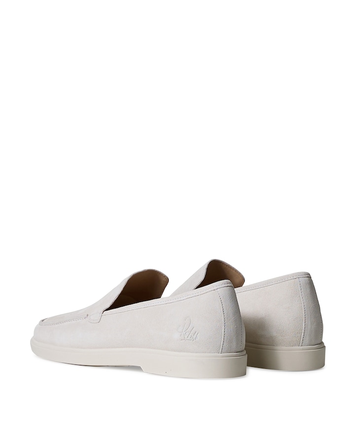 Simon blocks heren moccasins ecru