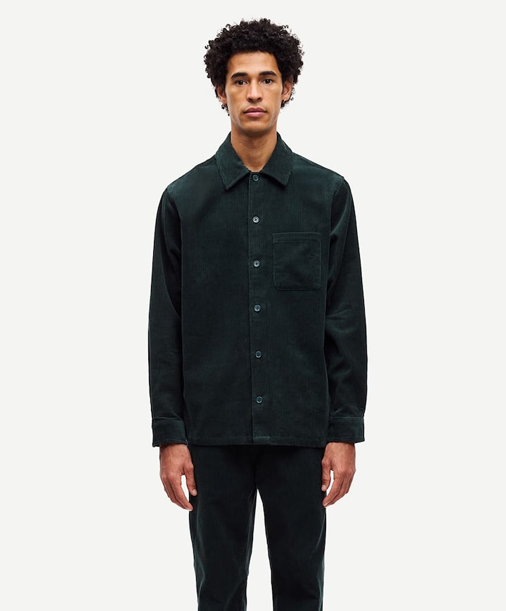 Overshirt lange mouw groen