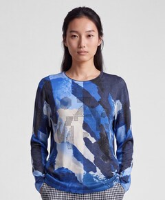 Dames trui blauw