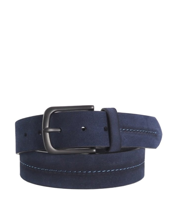 Heren riem blauw