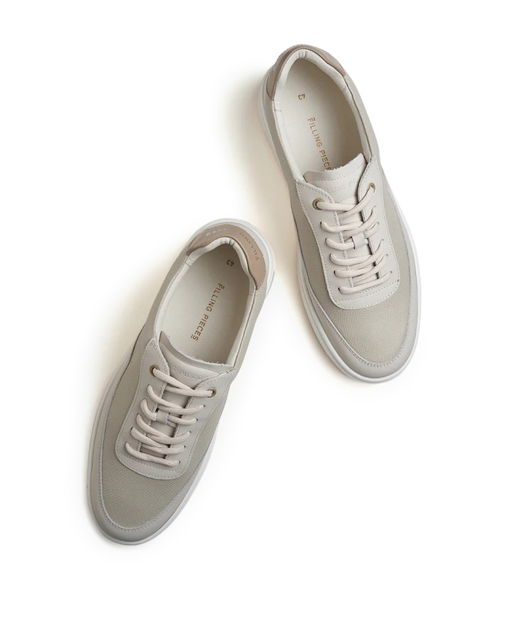 Mondo Tech Crumbs heren sneakers ecru