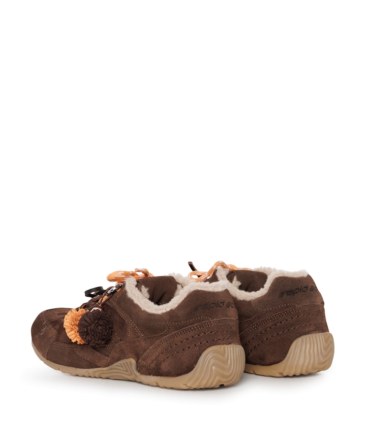 Alexia dames sneakers bruin