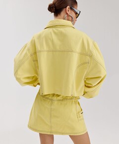 Dames spijkerjas  geel