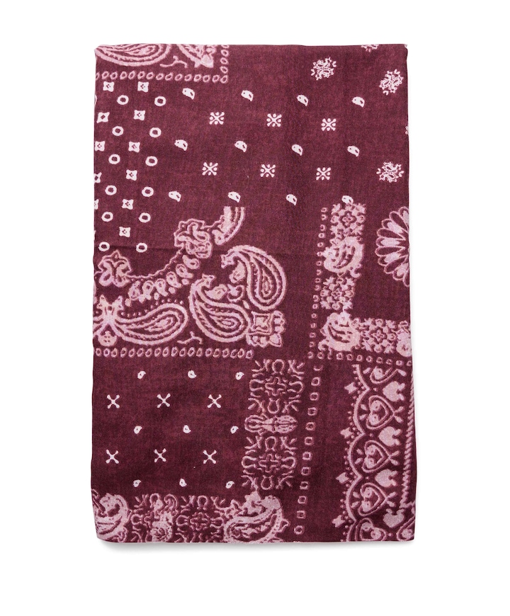 Dames sjaal bordeaux