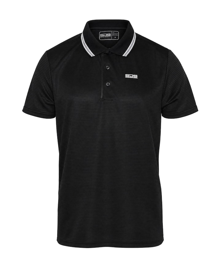 Heren polo zwart