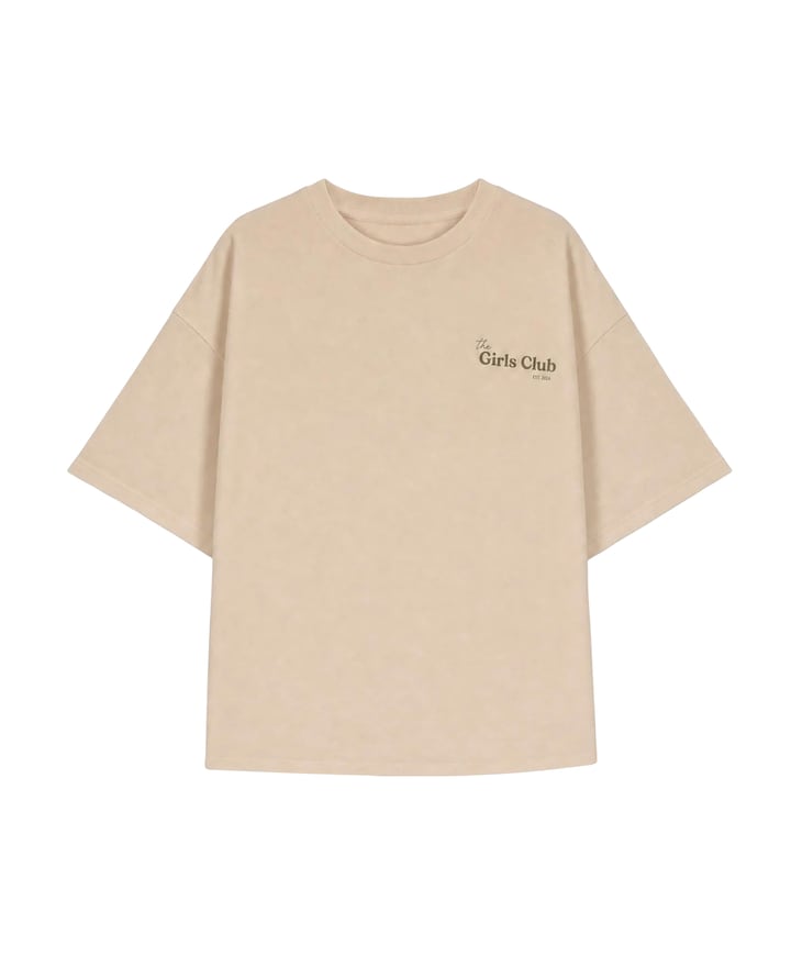 Meisjes T-shirt beige