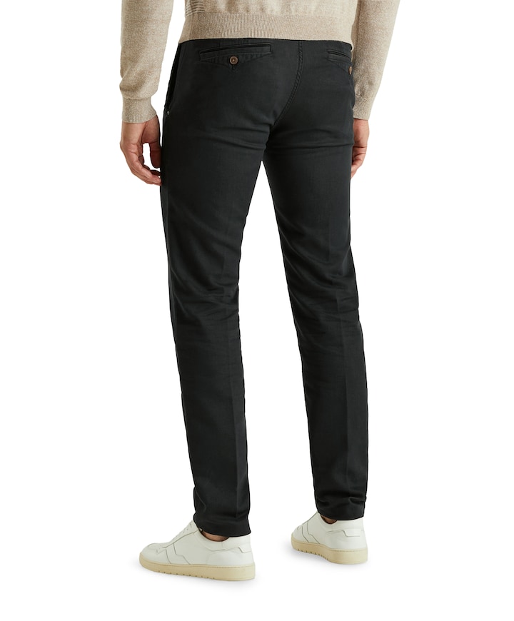 V9 CHINO DOBBEY STRETCH. heren broek blauw
