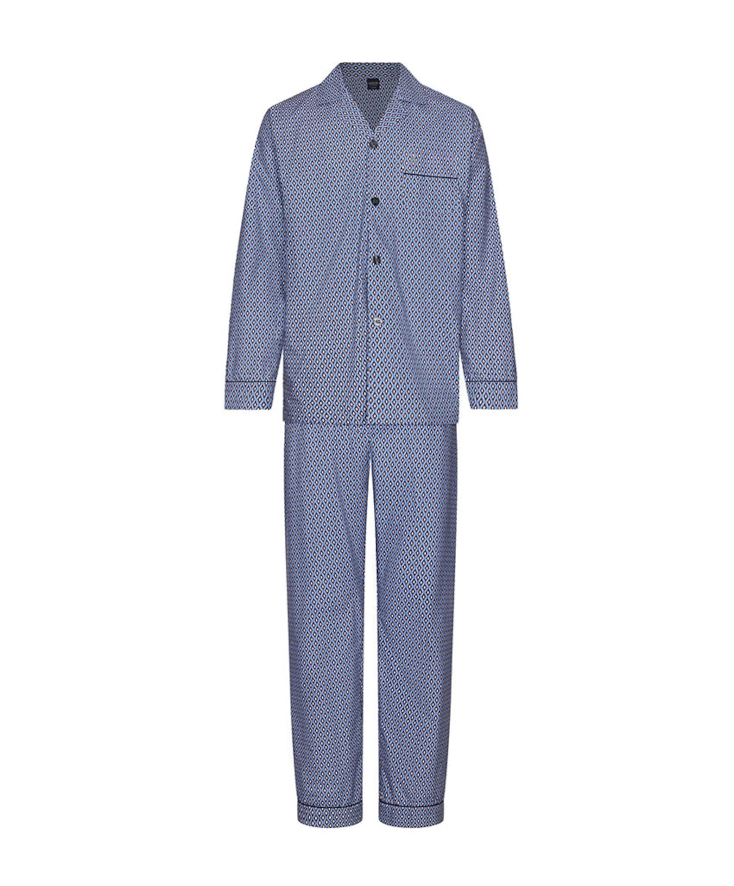 Heren pyjamaset blauw