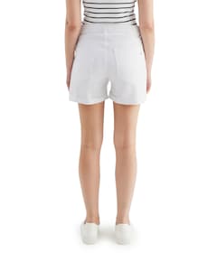 boyfriend shorts dames korte broek wit