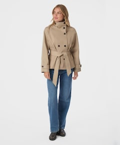 Dames jas beige