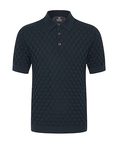 Heren polo blauw